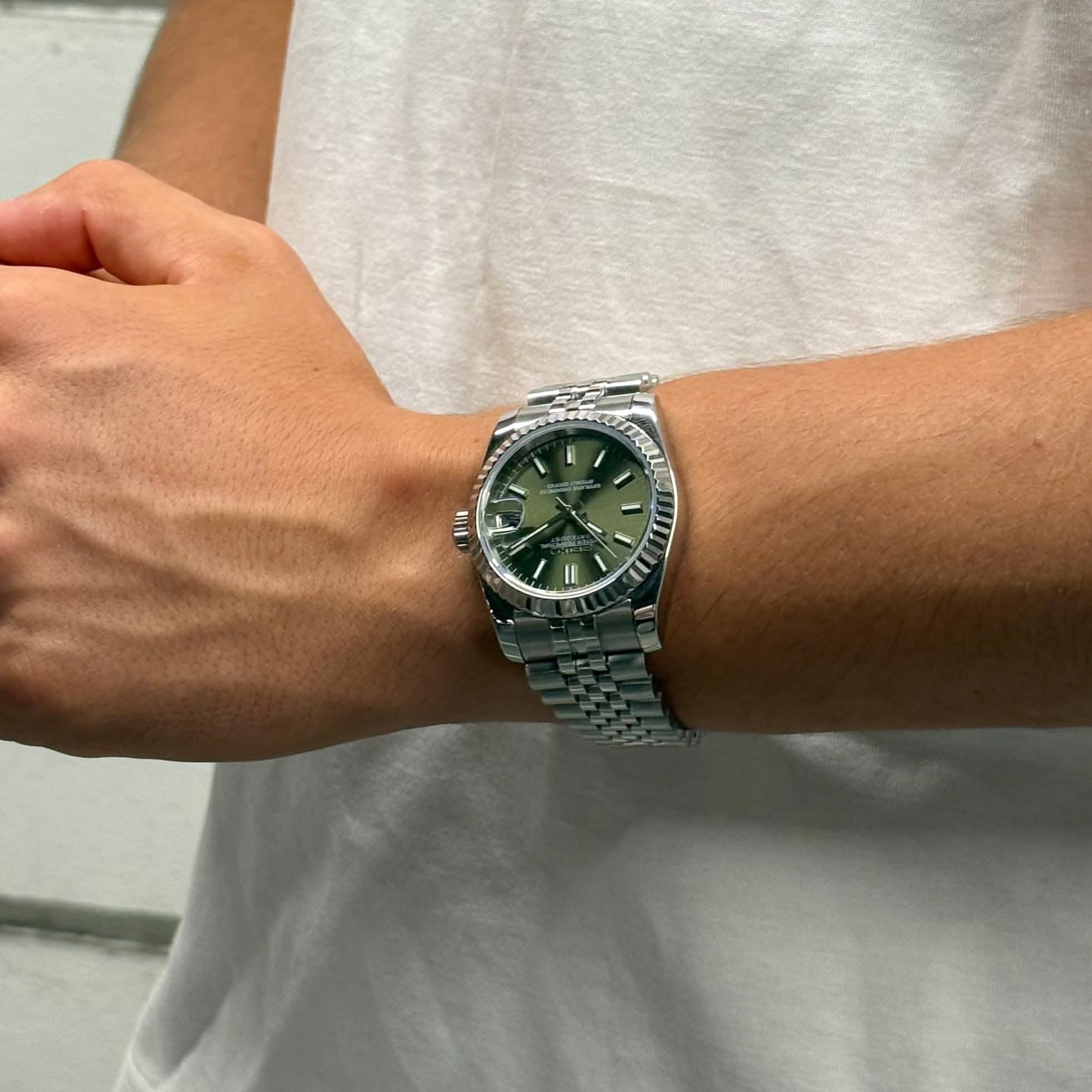 Datejust Mod - Olive - Image 3