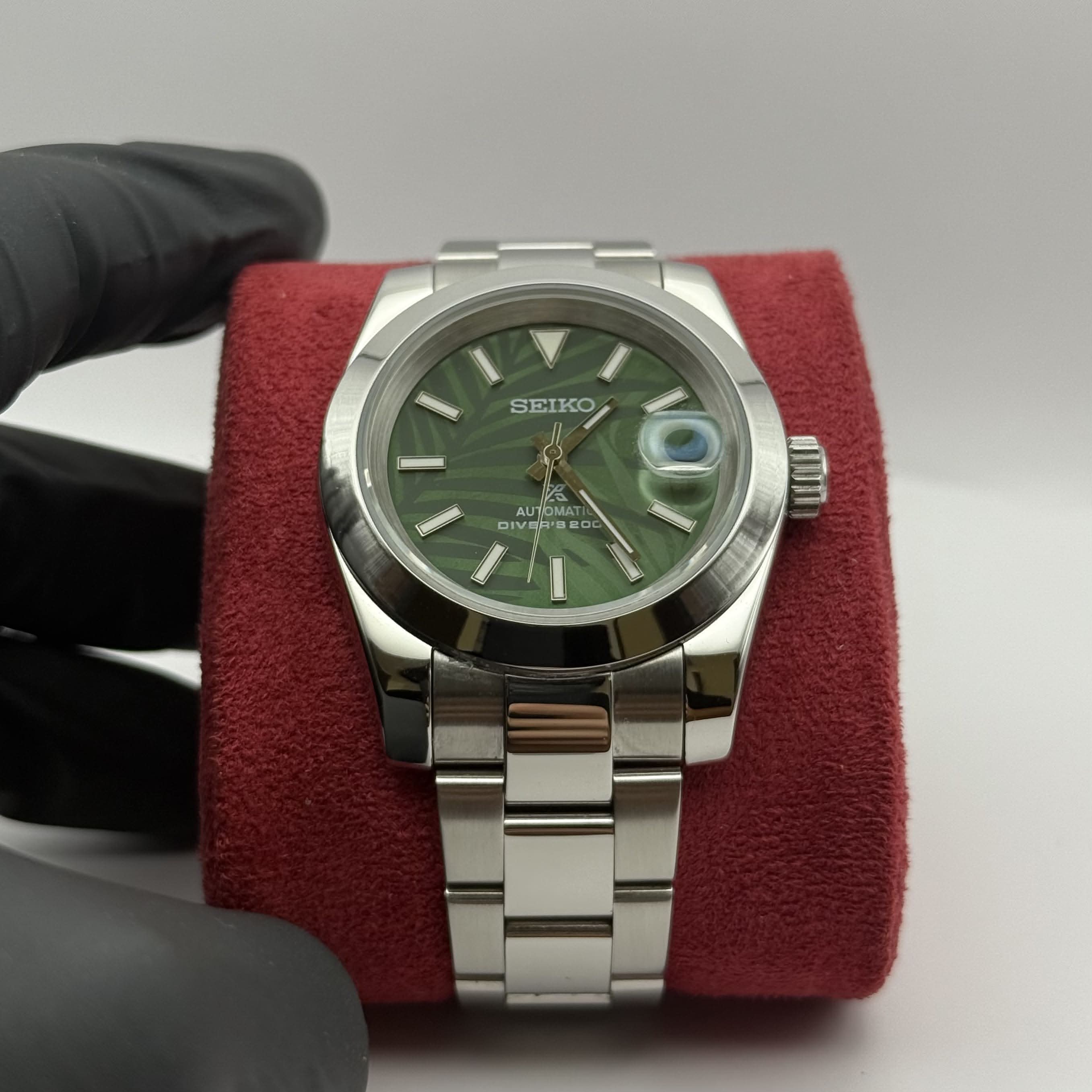 Datejust Mod - Palm Leaf Smooth Green - Image 5