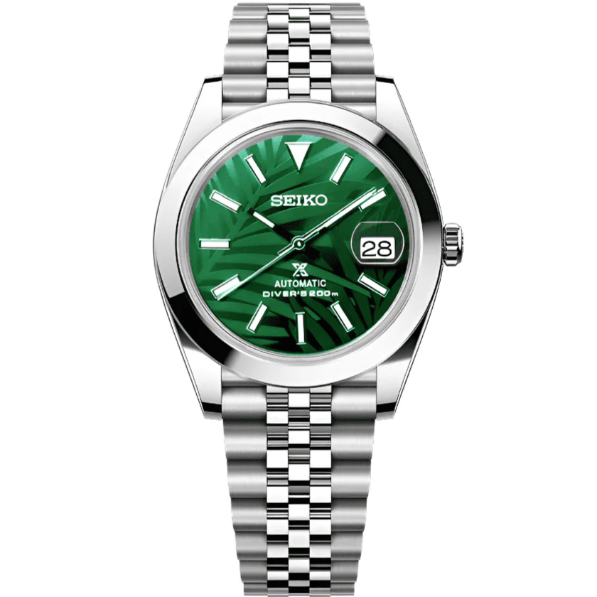 Datejust Mod - Palm Leaf Smooth Green - Image 7