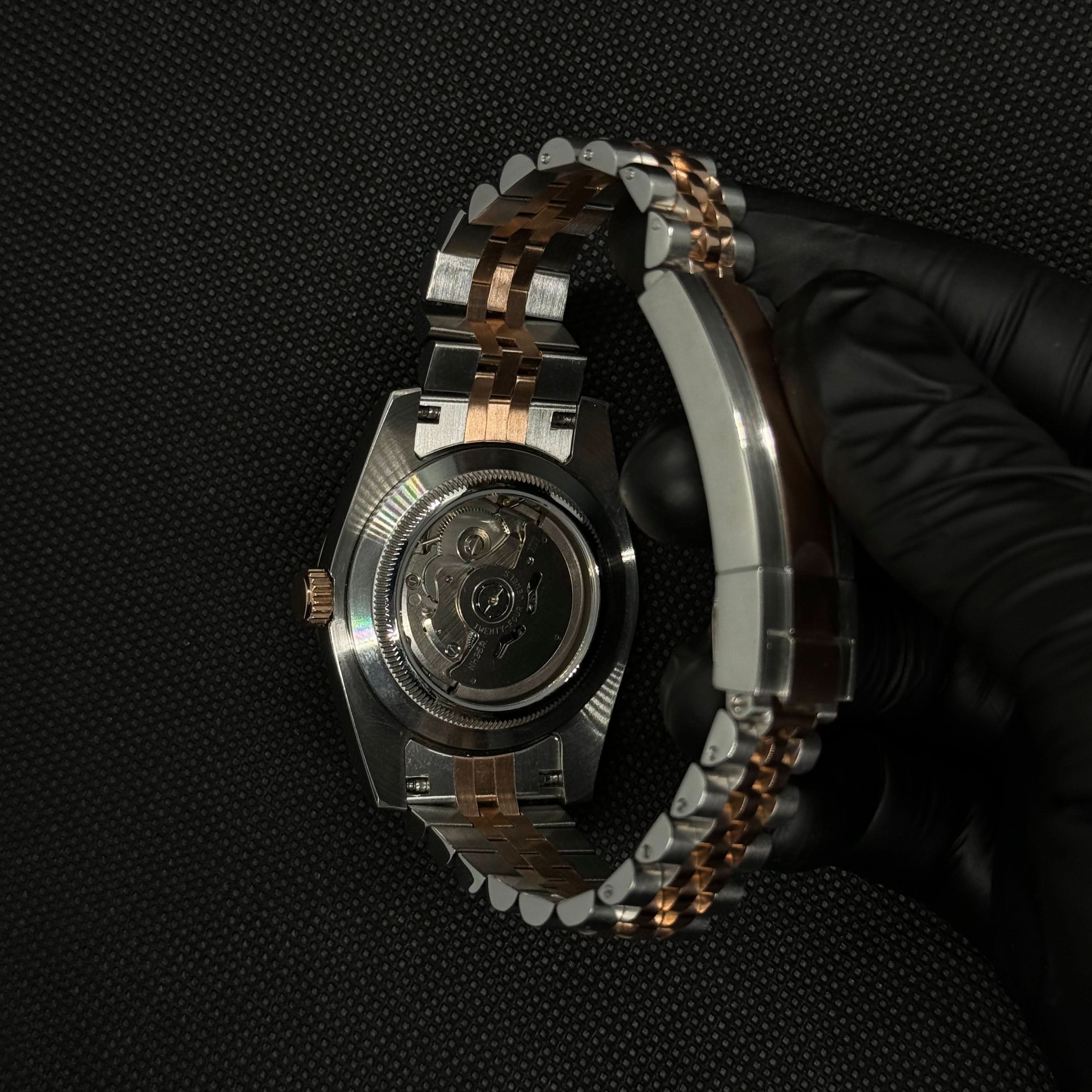 Datejust Mod - Roman Two-Tone Chocolate - Image 4