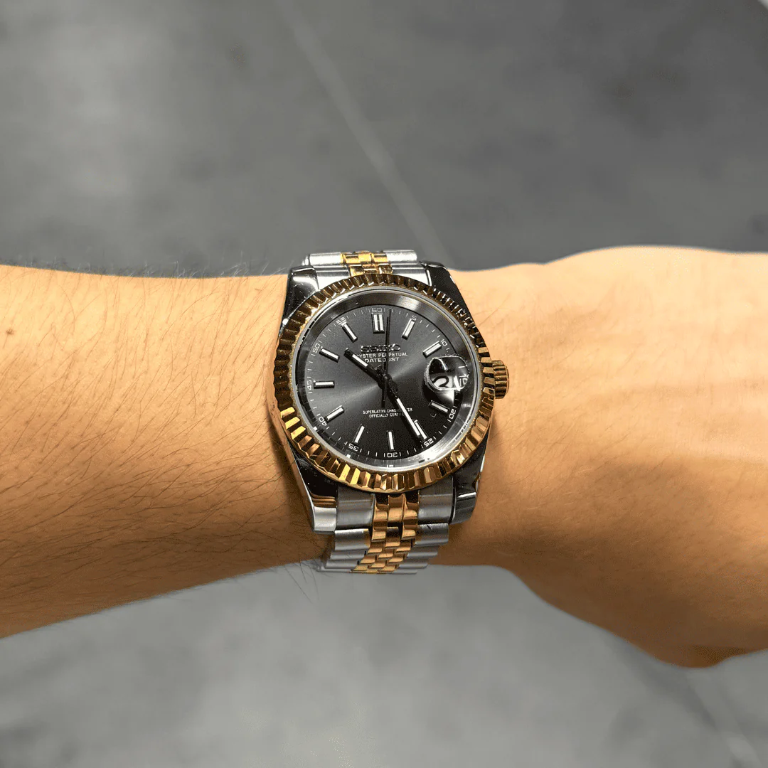 Datejust Mod - Two-Tone Black - Image 2