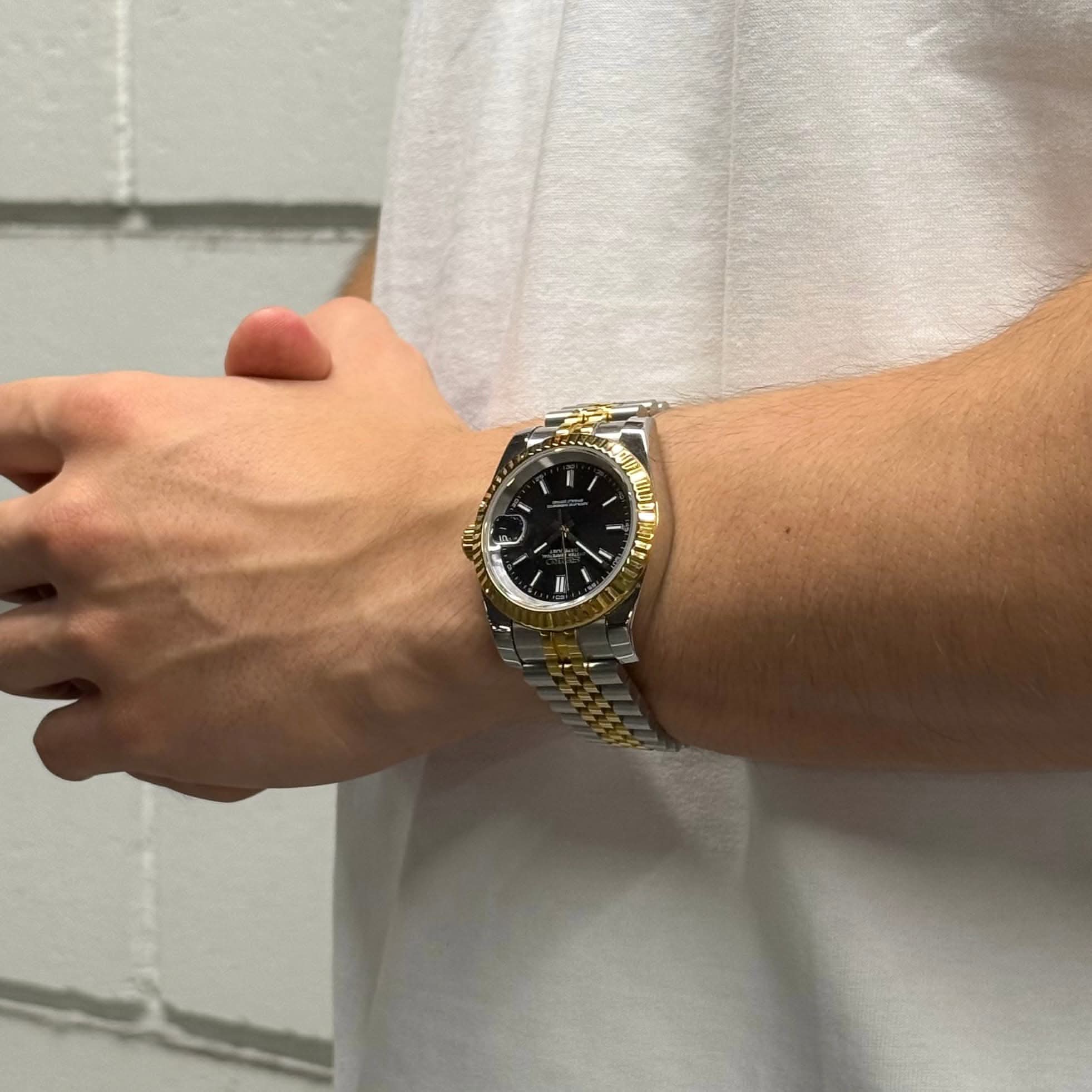 Datejust Mod - Two-Tone Black - Image 3