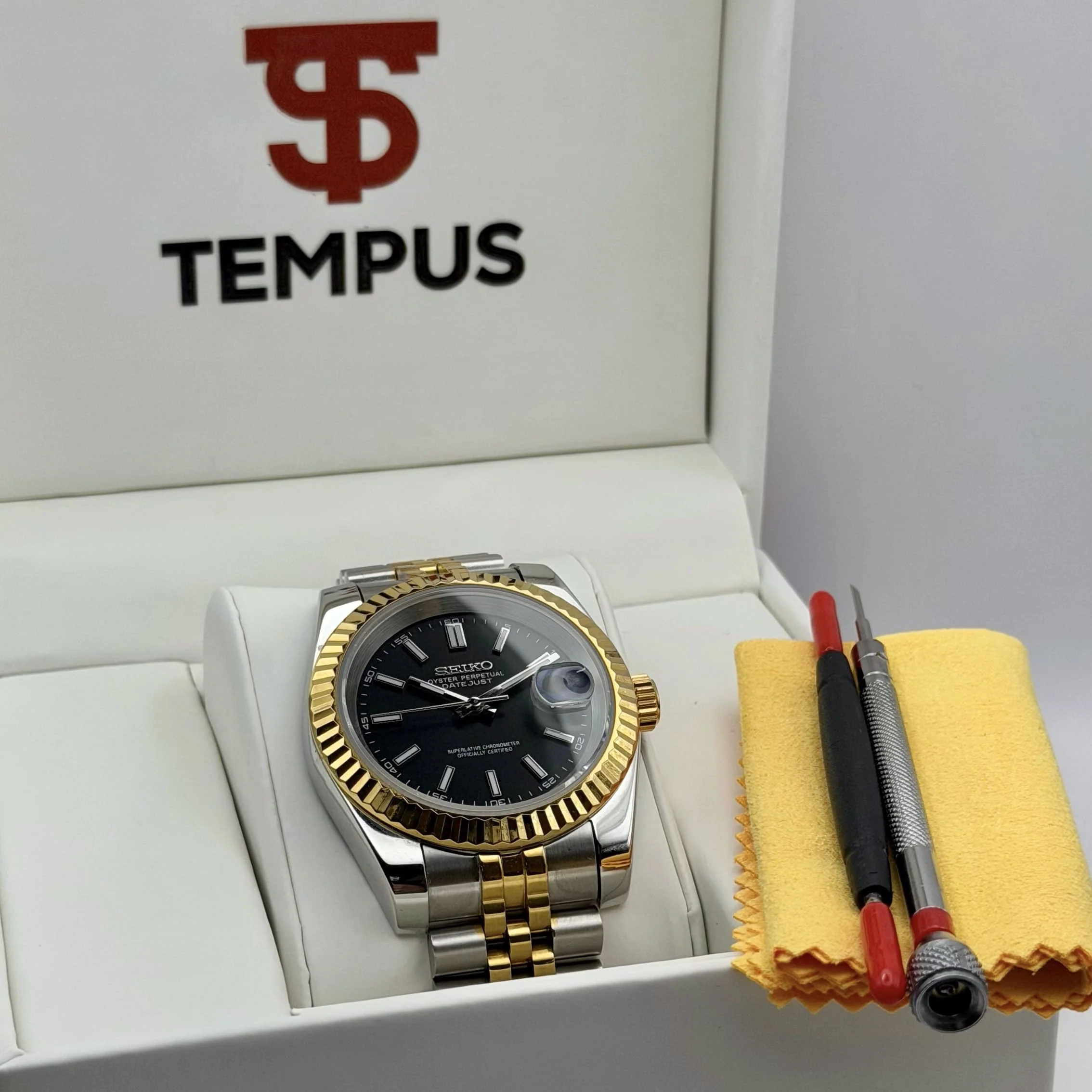 Datejust Mod - Two-Tone Black - Image 4