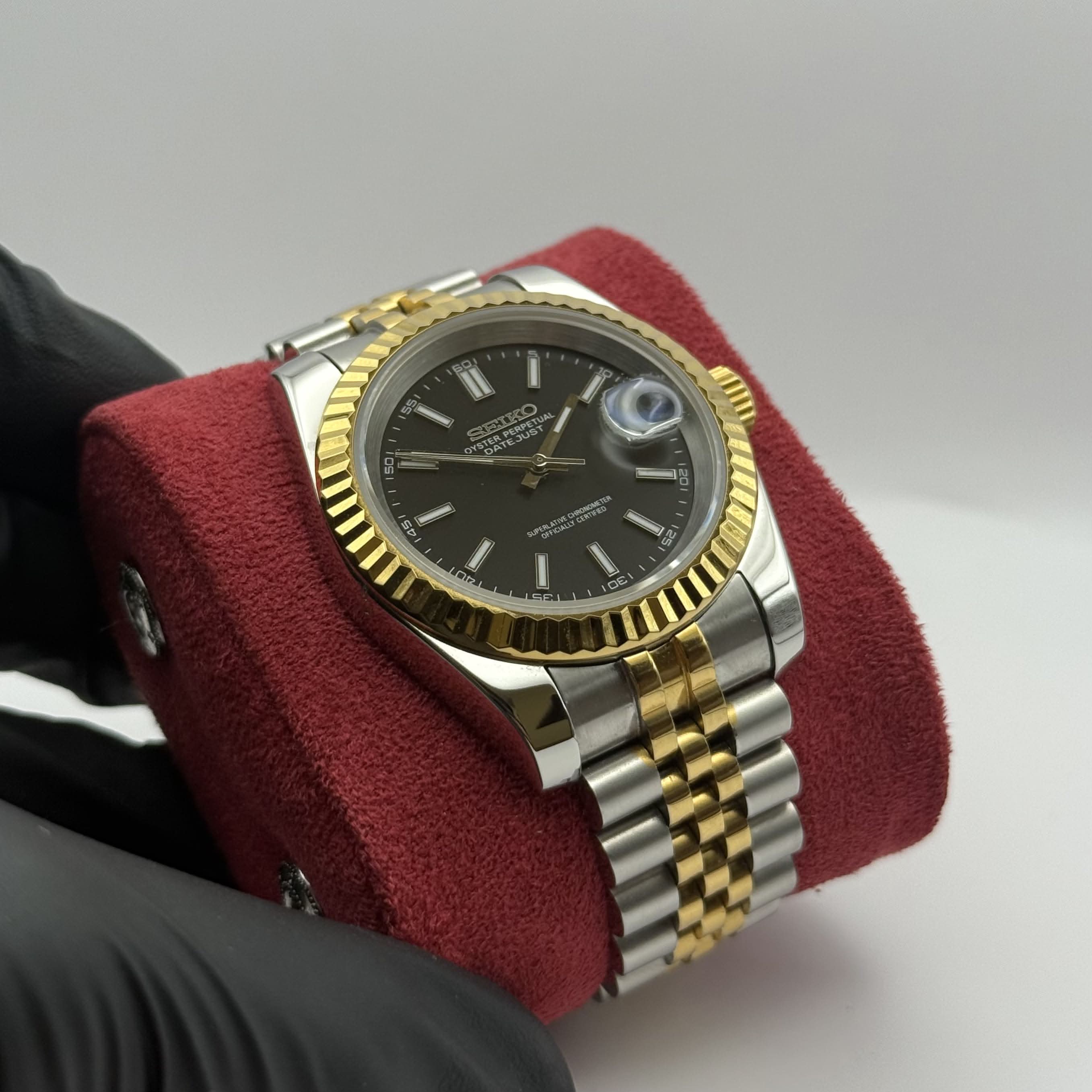 Datejust Mod - Two-Tone Black - Image 6