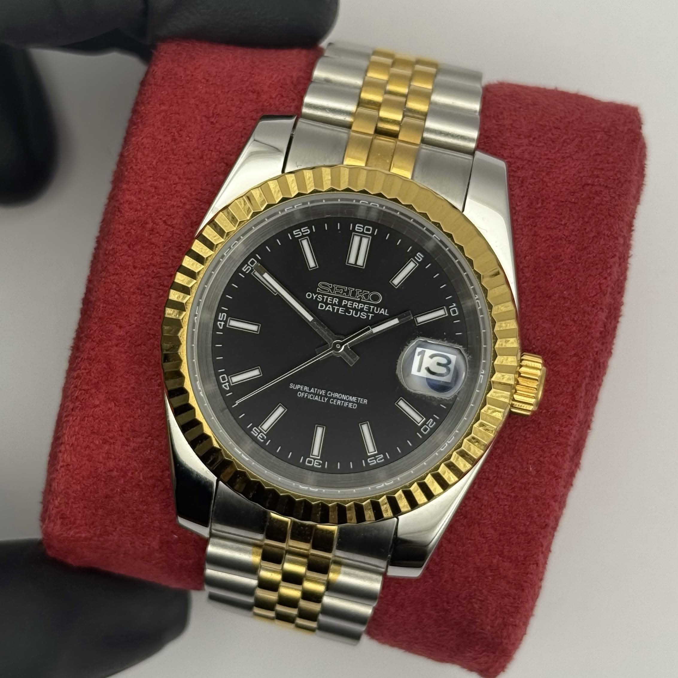 Datejust Mod - Two-Tone Black - Image 7