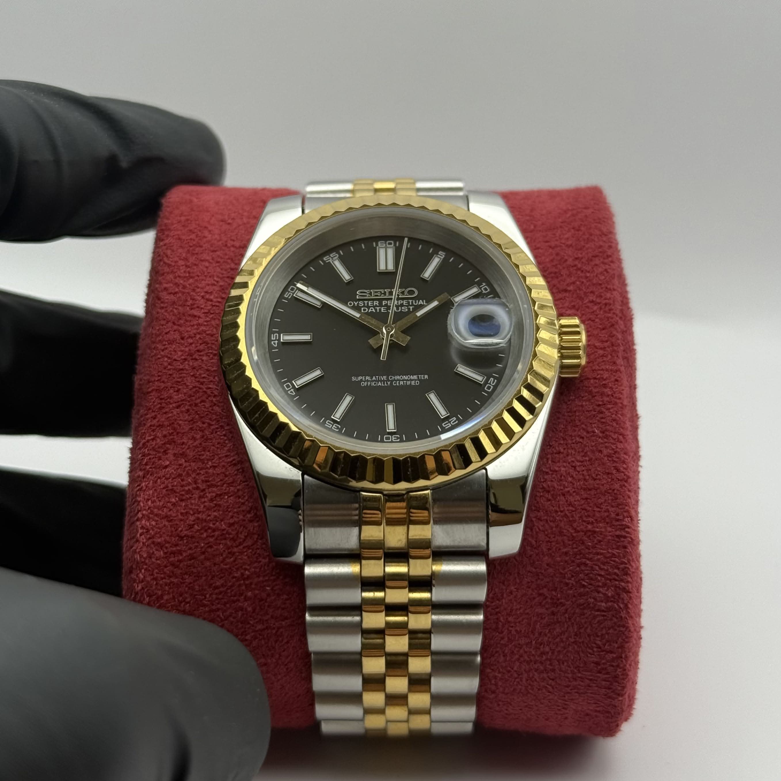 Datejust Mod - Two-Tone Black - Image 9