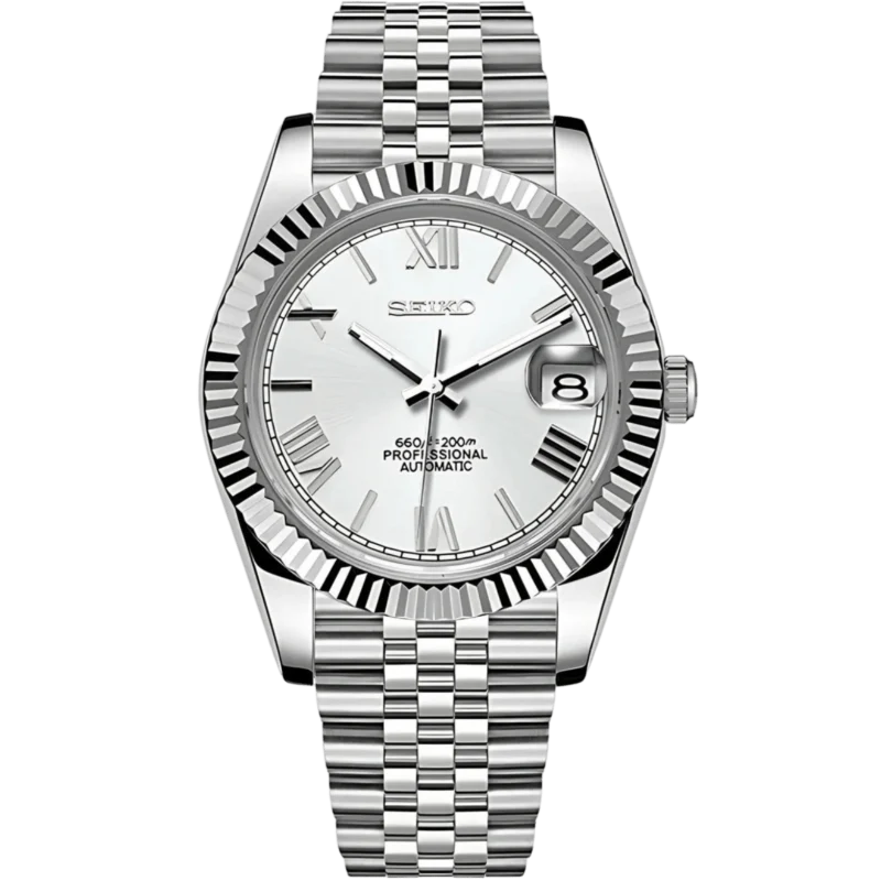 Datejust Mod - Roman White