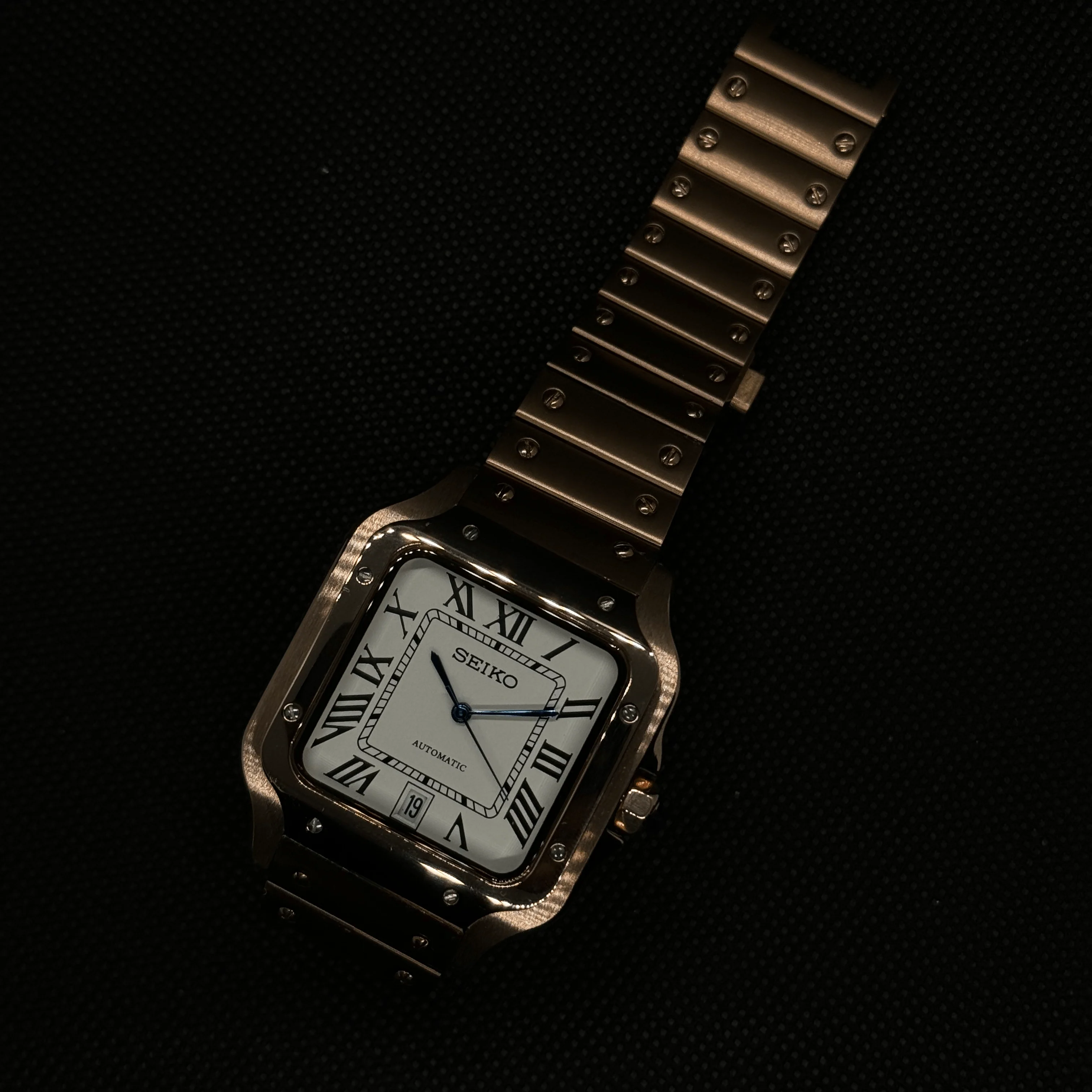 Santos Mod - Rose Gold White - Image 4