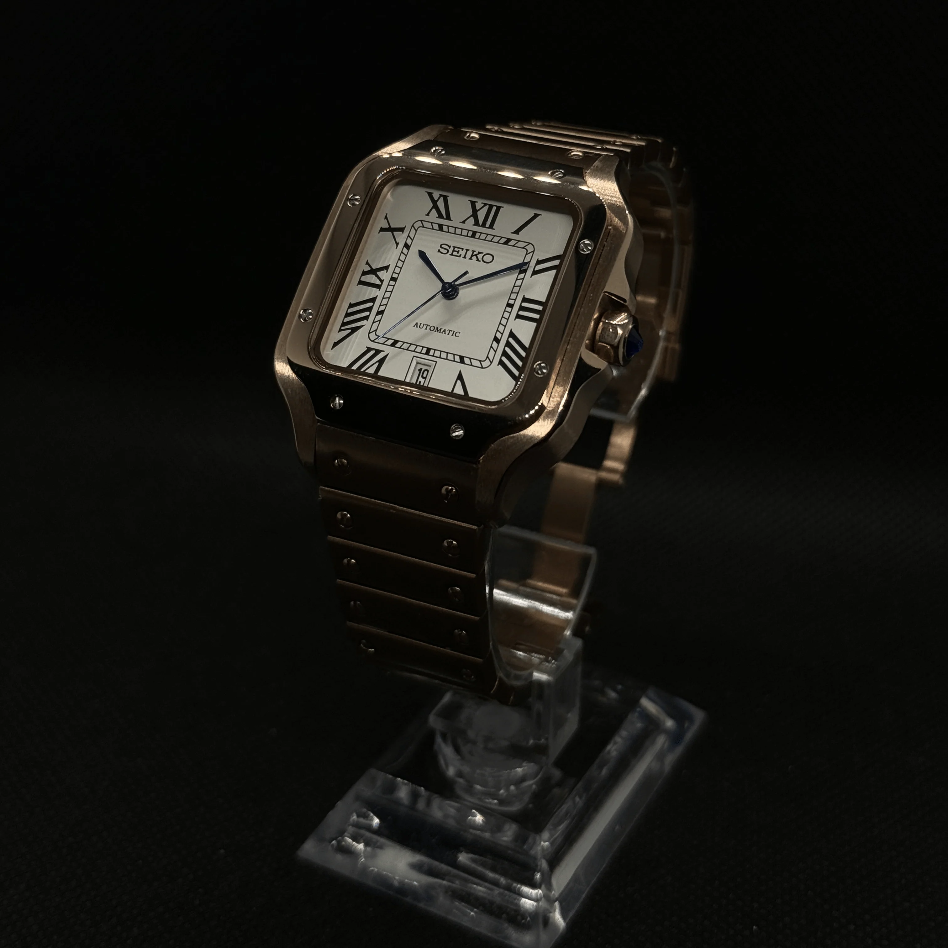 Santos Mod - Rose Gold White - Image 5